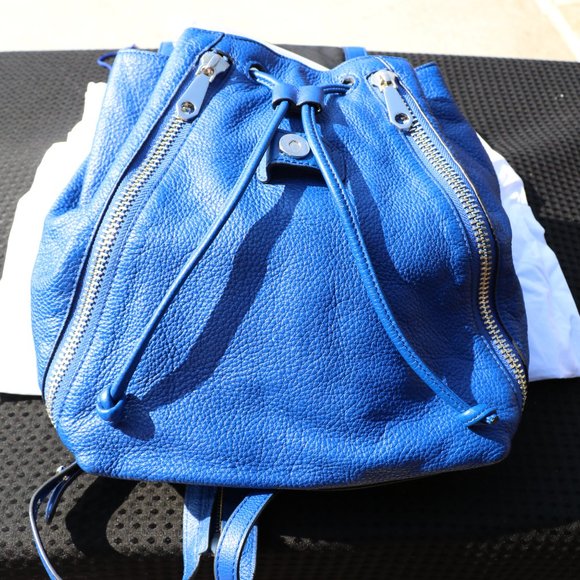 Rebecca Minkoff Bryn Backpack Cobalt w/Silver Hardware (Like New) main image 6